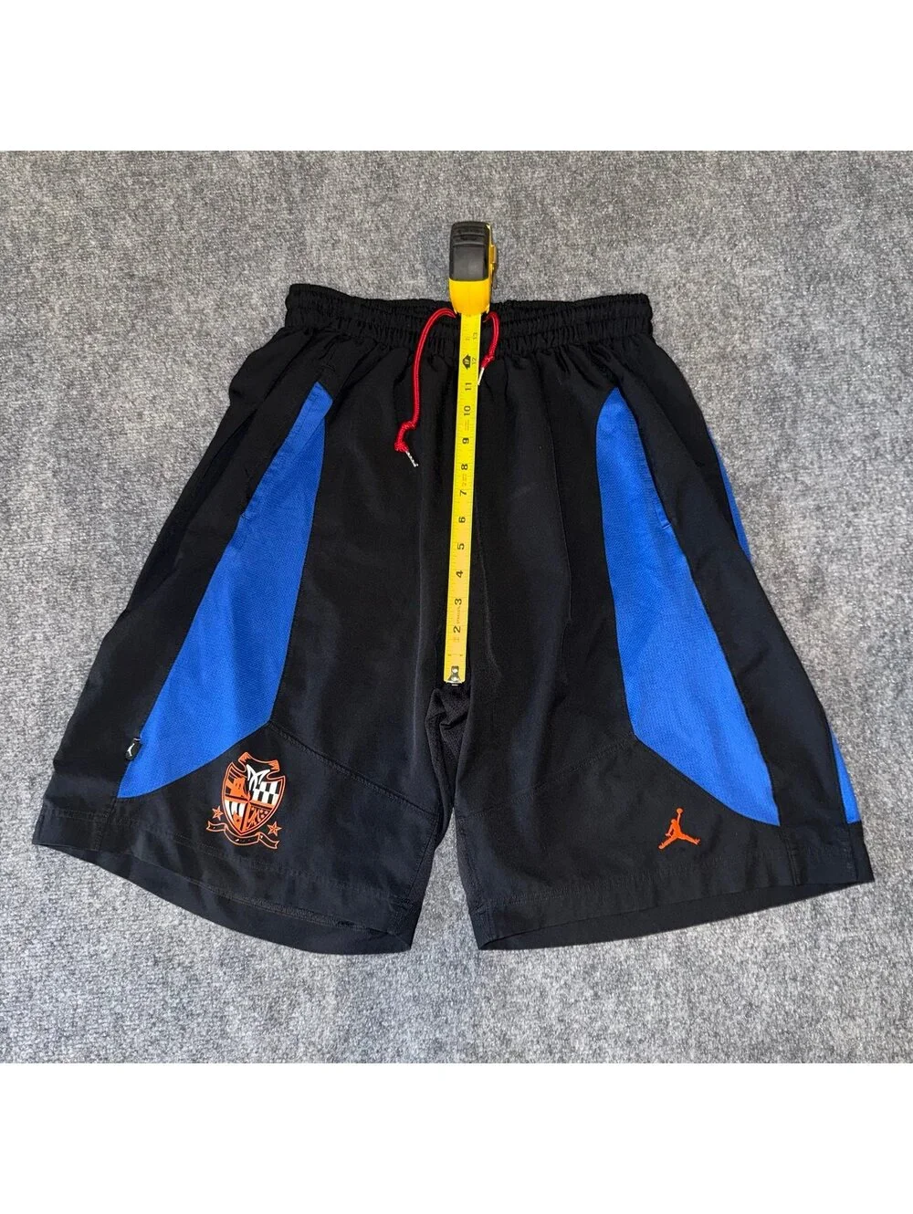 Nike Air Jordan Grail Baggy Hoop Shorts Blue Accent Carmelo Mens LG Vtg y2k 90s
